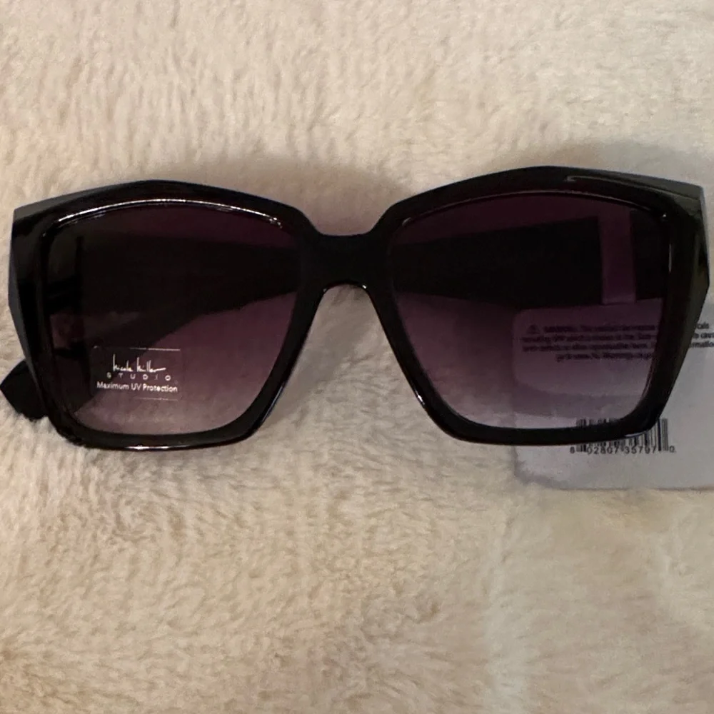 Nicole Miller Studio Black Sunglasses